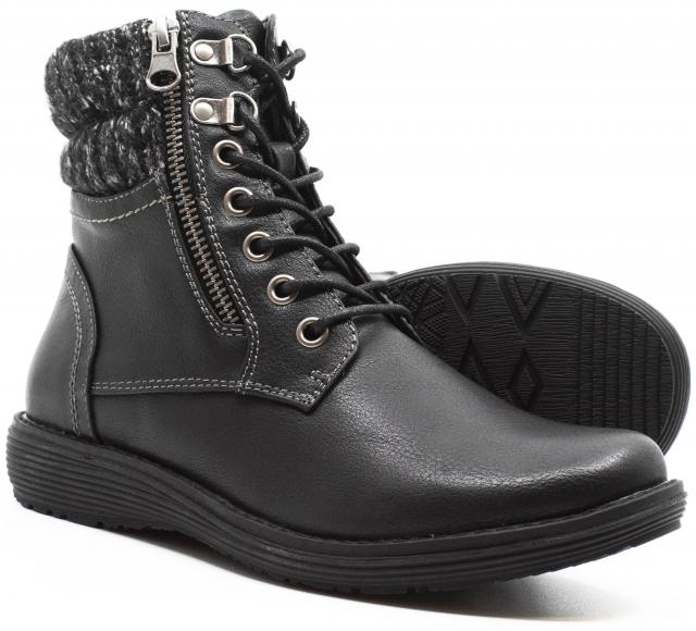Factory Shoe Online > Fashion Boots Lady Comfort Reyna Black